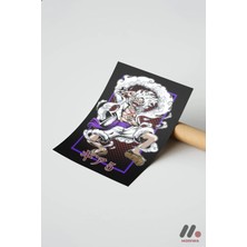 Modiwa Design One Piece Luffy Gear 5 Poster, Çerçevesiz Yüksek Kalite Duvar Afişi - Anime Severlere Özel Hediye
