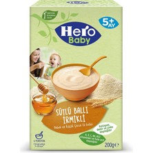 Hero Baby Sütlü Ballı Irmikli Kaşık Maması 200 gr (4 Adet)