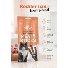 Reflex Plus Meaty Sticks Hindi Ve Kuzu Etli Çubuk Yetişkin Kedi Ödül Maması 3x5 g