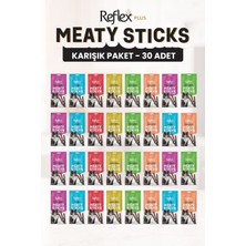 Reflex Plus Meaty Sticks Karışık Kedi Ödül Maması Seti 3x5 gr 30'lu Paket