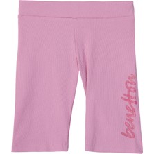 Mayoral Benetton Kız Çocuk Pembe Kısa Tayt