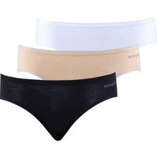Coton House Blackspade 1575 Bayan Essential 3 Lü Ten-Beyaz-Siyah Slip Külot