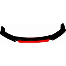 Mky Store ÖN TANPON EKİ LİP 4 PARÇA KIRMIZI RENAULT CLIO UNİVERSAL Bodykit Karlık