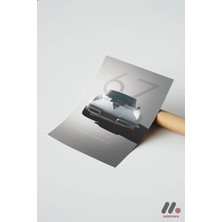 Modiwa Design Chevrolet Corvette Stingray 1967, Çerçevesiz Yüksek Kalite Duvar Afişi - Oto Severlere Özel Hediye