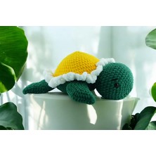Liva Atelier El Yapımı Amigurumi Örgü Deniz Kaplumbağası (Caretta Caretta) Oyuncak