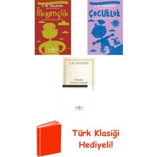 İş Bankası Kültür Yayınları Lev Nikolayeviç Tolstoy 3 Kitap Seti + Türk Klasiği Hediye
