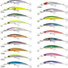 Yo-zuri Crystal Minnow Deep Diver F 110MM 16 Gr. Renk B