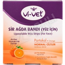 3 Adet Vi-Vet Sir Ağda Bandı Yüz Için Portakal
