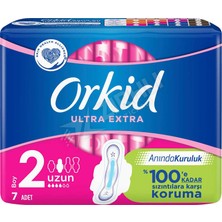 2 Adet Orkid Ultra Uzun Tekli Paket 7'li