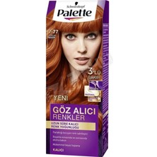 2 Adet Palette Göz Alıcı Renkler 7.77 Yoğun Bakır 50 ml
