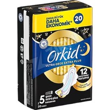 5 Adet Orkid Ultra Ekstra 4lü Extra Gece Plus 20'li