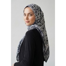 İpekçe Ipekçe Eşarp Ip Rayon 100*100 Desenli - Siyah