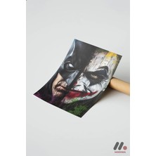 Modiwa Design İkili Karakter Portre Poster, Çerçevesiz Yüksek Kalite Duvar Afişi - Modern Ev Dekorasyonu
