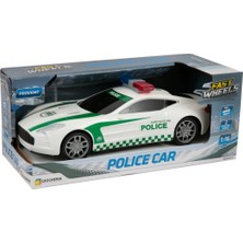 Ototechparca Fast Wheels 1:16 Işıklı ve Sesli Polis Arabası