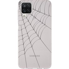 Moonset Samsung Galaxy A22 Uyumlu Baskılı Yumuşak Silikon Şeffaf Telefon Kılıfı