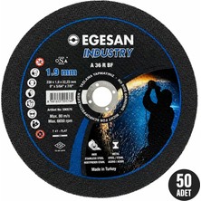 Egesan 230 x 1,9 x 22,23 Inoks Kesici Taş 50 Adet