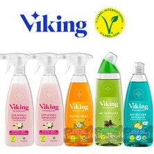 Viking Premium 5'li (Mutfak,banyo,çok Amaçlıx2 ,wc Temizleyici) Paket 750 ml