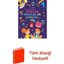 Domingo Yayınevi Bu Uzay Gemisinde Şekiller Oyunlar ve Çizgiler Var + Türk Klasiği Hediye