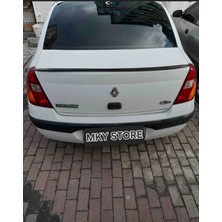 Mky Store RENO CLIO SYMBOL SEDAN UYUMLU SPOİLER 115 CM Pianoblack