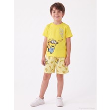 Minions 2-9 Yaş Şortlu Takım - Sarı