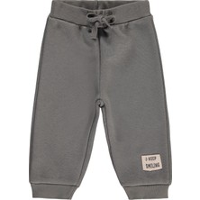 Civil Baby Keep Smiling Etiketli Basic 6-18 Ay Eşofman Altı - Gri