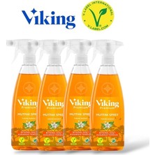 Viking Premium Mutfak Spreyi Turunç Bahçesi 750 ml 4 Adet
