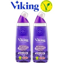 Viking Premium Ultra Yoğun Bitkisel Çamaşır Suyu Misk 750 ml Konsantre 2'li Paket