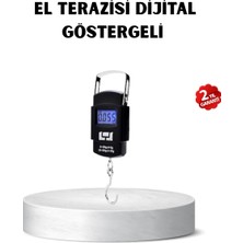 Ototechparca Portatif Dijital El Kantarı – Bavul, Kargo ve Paket Tartı Cihazı 50 kg