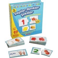Ototechparca 1444 Dıytoy, Eğlenceli Bulmacalar - Sayılar - Renkler - Şekiller / 2-6 Yaş