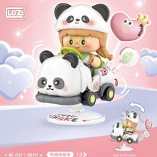 Ototechparca LZ-4307 Loz Panda Sallanan Sürüş 188 Parça Block Oyuncak
