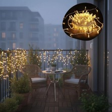 Ototechparca Günışığı Renk 5 Farklı Işık Modlu 10 Metre Eklemeli Dekor Boncuk Model Dekoratif LED