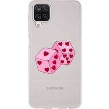 Moonset Samsung Galaxy A22 Uyumlu Baskılı Yumuşak Silikon Şeffaf Telefon Kılıfı