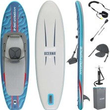 Hydro-Force 10" x 33" x 6" / 3.05M x 84CM x 15CM Oceana 10" 2-In-1 Stand-Up Paddleboard & Kayak Set