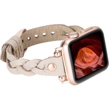 Ototechparca Apple Watch Uyumlu Deri Kordon Wanda 38-40-41MM Rt Erc3