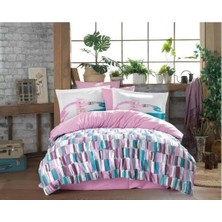 Ototechparca Kingsize Poplin Nevresim Mikado Pembe