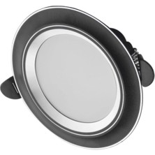 Ototechparca 1 Adet Cata Ct 5258 Zebra Siyah Kasa 6W Sıva Altı LED Spot 3 Renk