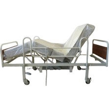 Poylin PY151/T 2 Motorlu Lazımlıklı Hasta Karyolası + Lazımlıklı Yatak