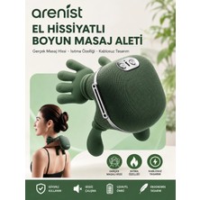 Ototechparca Şarjlı Parmak Hissi Masaj Cihazı Isıtmalı Boyun Sırt Omuz Bacak Kullanımı Rahat Model