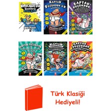Altın Kitaplar Dav Pilkey 6 Kitap Seti + Türk Klasiği Hediye
