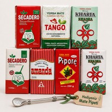 Pipore 7’li Karışık Yerba Mate Çayı Seti + Hediye Mate Pipeti (Bombilla)