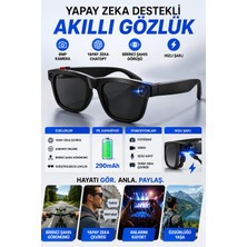 Ototechparca 8mp Kameralı Yapay Zeka Akıllı Gözlük Chatgpt Destekli Sesli Asistan ve Çeviri Özellikli