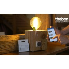 Theben Dımax 540 App B Bluetooth Akıllı LED Dimmer – Nötrsüz Sıva Altı, 150W, 230V (5400230)