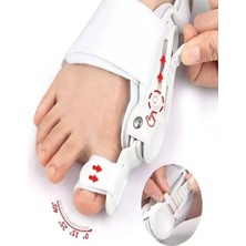 Ototechparca Ayarlanabilir Ayak Baş Parmak Kemik Düzeltici – Halluks Valgus (Bunyon) Aparatı, Gece Gündüz