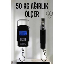Ototechparca Ağırlık Ölçer 50 kg El Terazisi El Kantarı Pilli LED Ekran