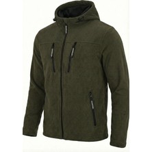 Ghassy Co. Tactical Army Erkek Polar Kapşonlu Ceket