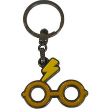 Palto Tasarım Harry Potter Gözlük Metal Lisanlı Anahtarlık