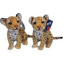 Ototechparca PL50134 25 cm Oturan Küçük Kahverengi Leopar-Hly