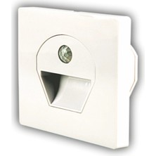 Ototechparca 1 Adet Noas YL69 1522 1W Beyaz Kasa Sensörlü Koridor Aydınlatması 3200K Gün Işığı
