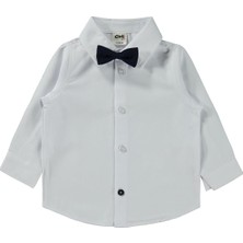 Civil Baby Papyonlu 6-18 Ay Gömlek - Beyaz