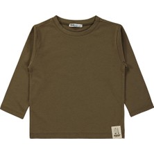Civil Boys Basic Uzun Kol 2-5 Yaş Sweatshirt  - Haki